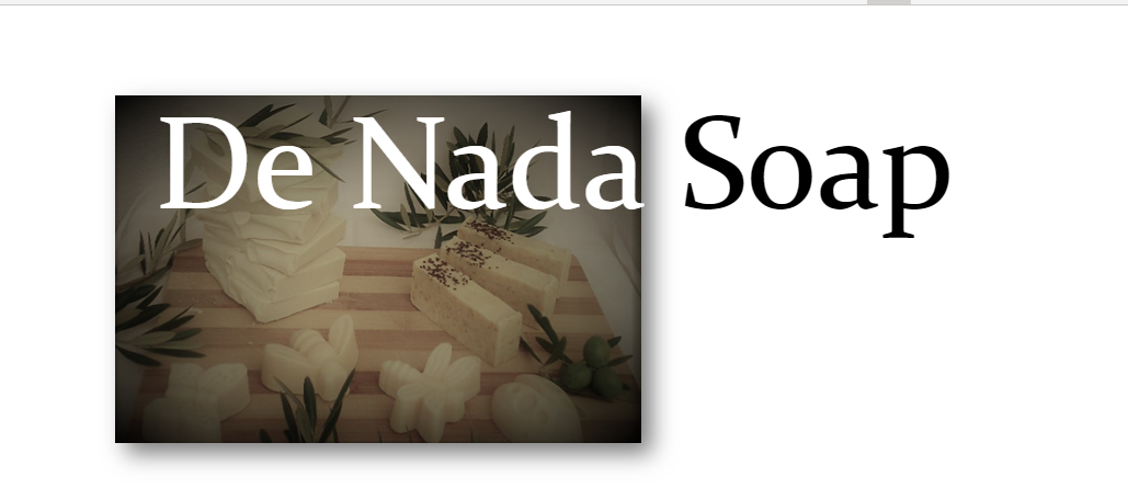 De Nada Hand Crafted Artisan Natural Soap